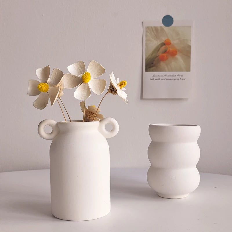 Ivory Bloom Vessel