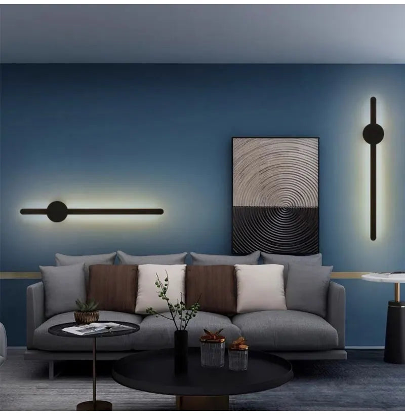 Strip wall lamp