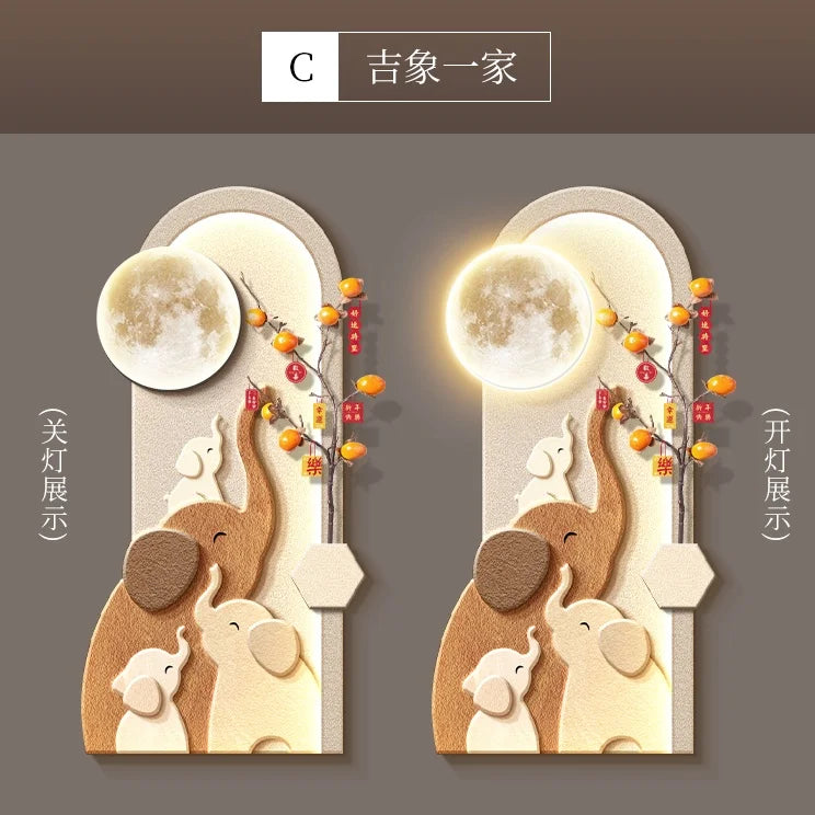Elegant LED Elephant