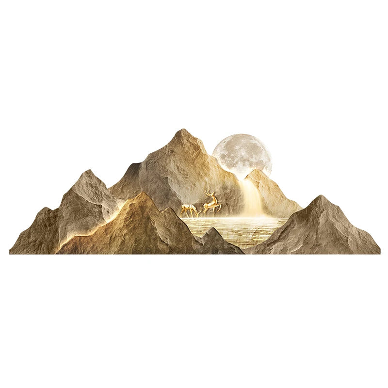 Luminous Mountain Mural