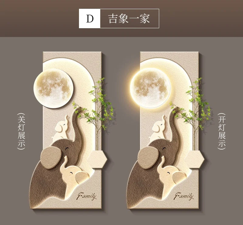 Elegant LED Elephant