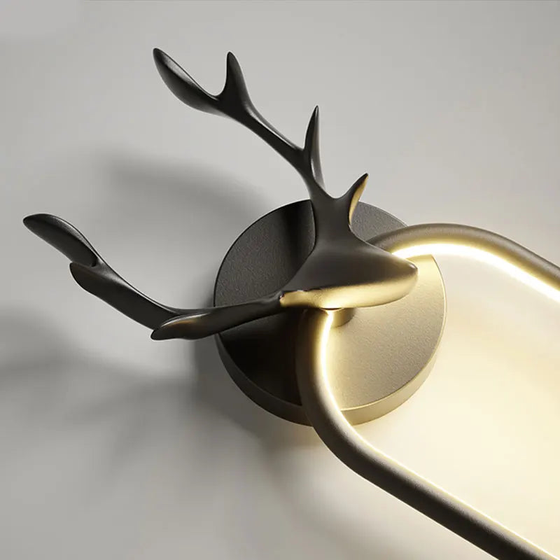 deer head wall lamp