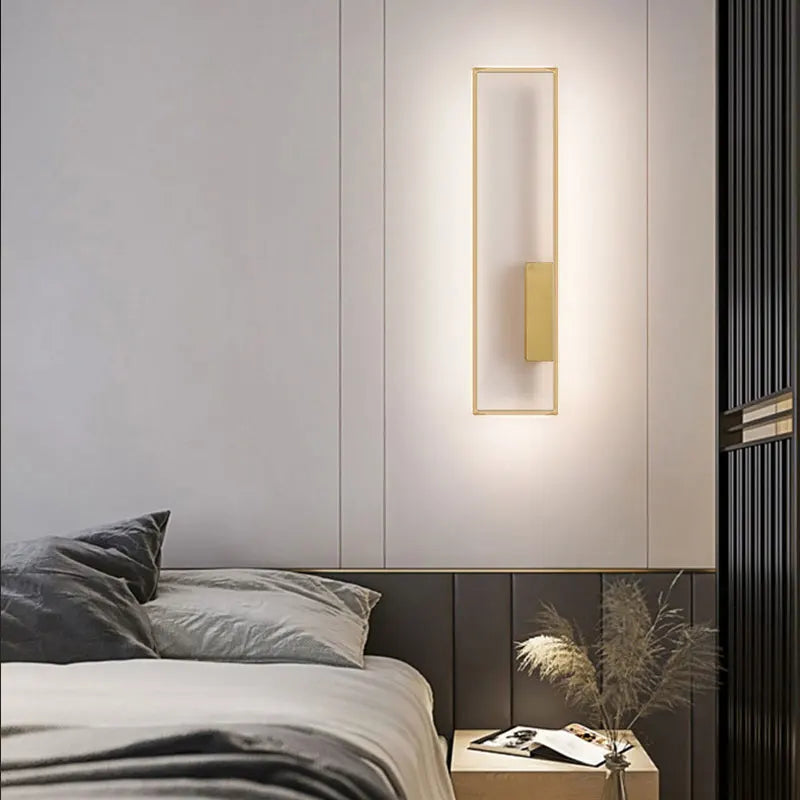 Nordic square wall lamp