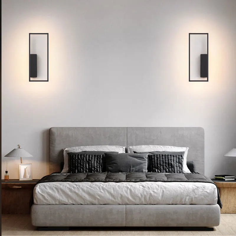 Nordic square wall lamp