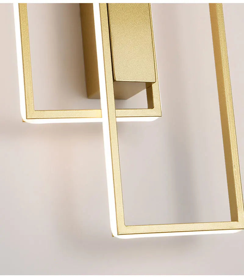 Nordic square wall lamp