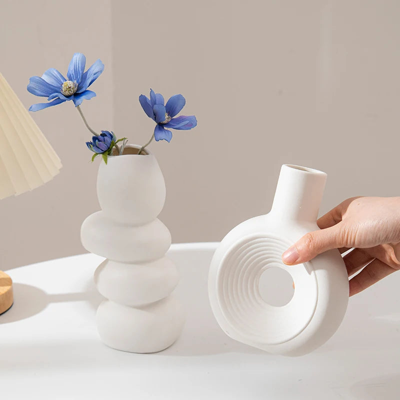 Ivory Bloom Vessel