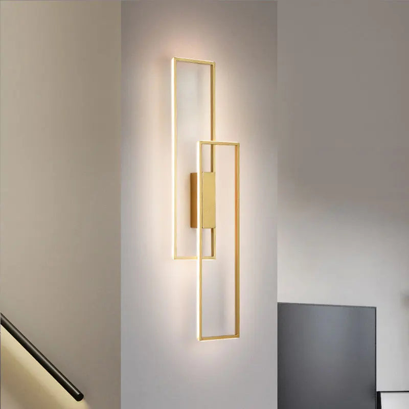 Nordic square wall lamp