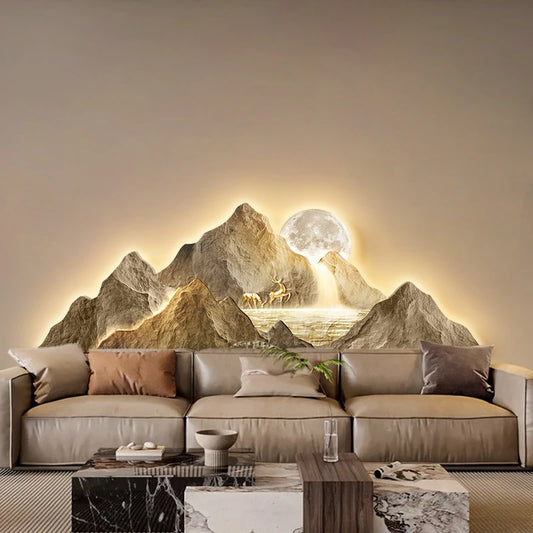 Luminous Mountain Mural